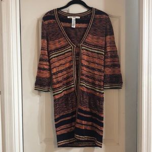 Diane Von Furstenberg Cardigan Sweater Size Petite